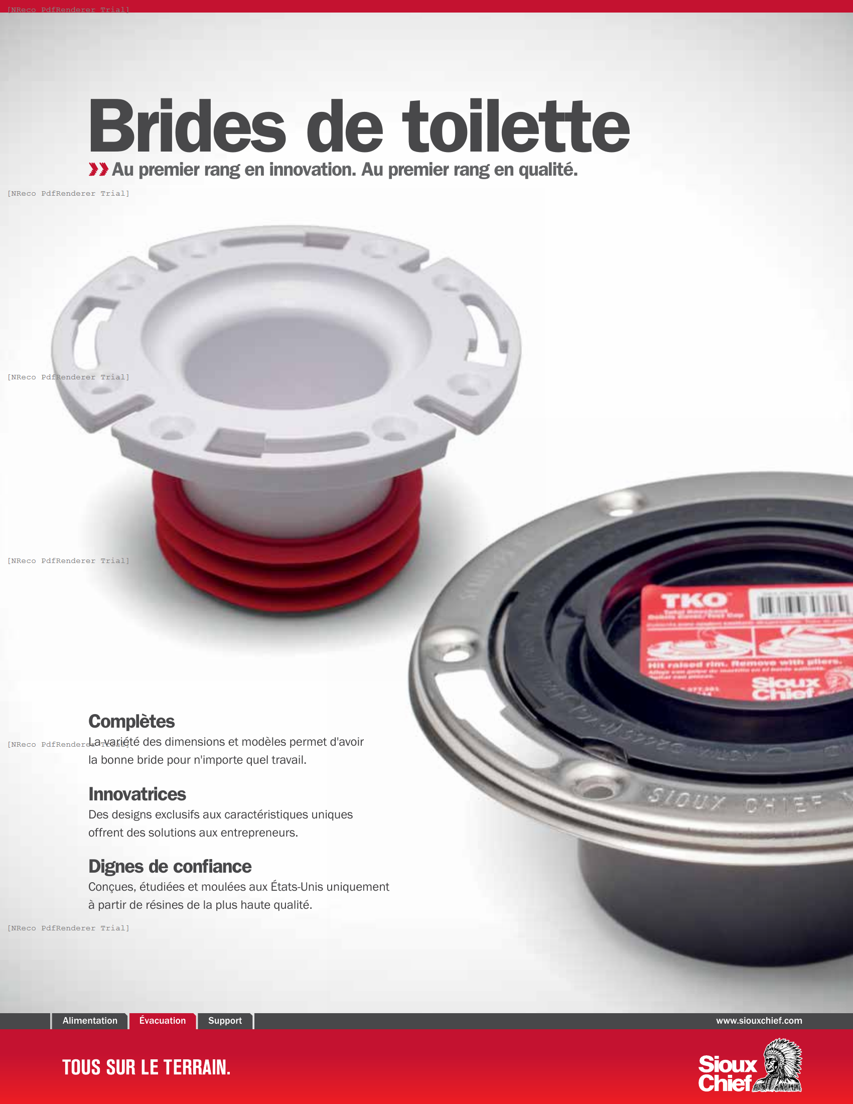 CLOSET FLANGES - BROCHURE_FRENCH.PDF Brochure Document